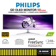 PHILIPS EVNIA 49M2C8900 - 48.9" QD OLED Gaming Monitor - 240Hz Refresh Rate - 0.03ms Response Time (