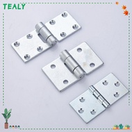 TEALY Flat Open, Connector Interior Door Hinge, Creative No Slotted Soft Close Folded Wooden  Hinges Furniture Hardware Fittings