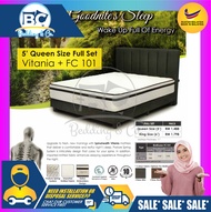 [FREE GIFT RM159 KING KOIL PILLOW ]  *Latest Promotion* Goodnite 10 Inches Mattress with Sofitel Leather Divan Bedframe Hotel Spec / Fabric Swiss Foundation Divan / Fabric Divan / Solid Divan Bed / Bedframe Katil / Hotel Bed / Katil Bed Frame / Divan Only