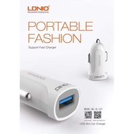 LDNIO CAR CHARGER, CHARGER KERETA USB CAR CHARGER