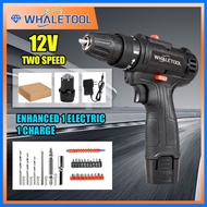 Rechargeable Electric drill accessories Cordless Drill Screwdriver with led light positive and negat