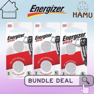 |🐹SG LOCAL🐹| Energizer® 2032 3V Lithium Battery Button Battery [1 card = 2 Battery] 2016 2025 3V Ene