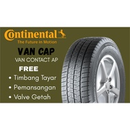 TAYAR CONTINENTAL VAN CONTACT TAHUN 2024 195R15C FREE VALVE GETAH SETIAP 1BIJI PEMBELIAN TAYAR