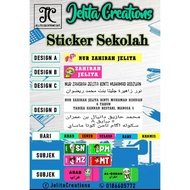 Sticker Subjek Sekolah