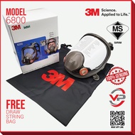3M 6800 SIRIM-DOSH Full Face Reusable MasK Use With 6051 6057 6054 6075 6059 6096 6035 2135 2138 603