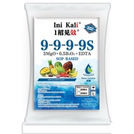 Baja Larut Air Baja Foliar / Fully Water Soluble 肥精 9-9-9-9S SOP  20KG