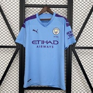曼城 Manchester City 19-20 復古主場球衣 波衫 足球服
