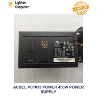 【USED】 ACBEL PC7033 POWER 450W PSU | 80+ BRONZE | ATX | POWER SUPPLY