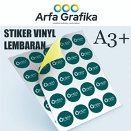 Print A3+ size Vinyl stickers