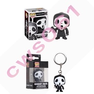 Special Offer！FUNKO POP Vinyl Ghost Face #51 Scream Rare Action Figurines Horror Pocket Keychain Fig