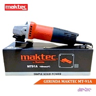 MESIN GERINDA TANGAN MAKTEC MT91A (4INCH / 100MM) MAKITA ORIGINAL