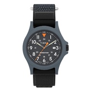 TIMEX TW4B29500 Expedition Acadia นาฬิกาข้อมือผู้ชาย สายผ้า สีดำ หน้าปัด 40 มม.