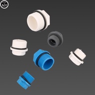 NY 5pcs 20/25/32mm PVC Male Thread End Cap Pipe Plug Cover  Garden Aquarium Water Pipe Fittings