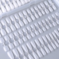 100 Pieceg transparent fake nails to make nailbox square oval shape with round custard apple seeds s