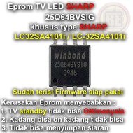 Ic Eprom Firmware TV SHARP LC32SA4101i / LC-32SA4101i