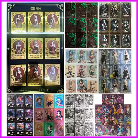 Anime ONE PIECE Rare XR GS ZX ZN SP DG QR SXR SSP Collectible Cards Zoro Ace Uta Yamato Hancock Nami
