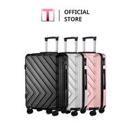 Traveler กระเป๋าเดินทาง ขนาด 20 และ 24 นิ้ว กระเป๋าเดินทางล้อลาก รุ่น T4 วัสดุ ABS+PC 100% น้ำหนักเบา รับประกัน 3 ปี!