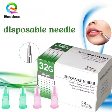 Medical 33g 4mm 33g 8mm 18G 30mm 30G 13mm 32G 13mm 34G 4mm painless beauty ultra-fine syringe needle