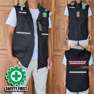 First K3 SAFETY PARACHUTE VEST / CUSTOM SCREEN PRINTED SAFETY UNIFORM JACKET / K3 VEST JACKET / K3 S