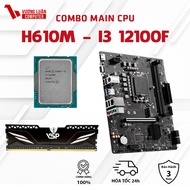 COMBO H610M + i3 12100F main codes MSI, Greatwall, Includes 16GB 3200 Ram