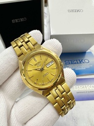 Seiko 5 Automatic Gold Watch / 7S26-01T0 / 36mm