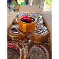 COMBO 5 ROLLS OF KOREAN IMPORTED PACKAGING ADHESIVE TAPE, WHITE PACKAGING ADHESIVE TAPE, PACKAGING A