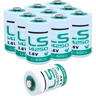 10 Pack LS14250 1/2 AA 3.6v 1200 mAh Lithium Battery for Dogwatch R9 and R12 Receiver Collar