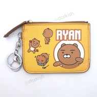 Kakao Friends Ryan Bear Ezlink Card Pass Holder Coin Purse Key Ring