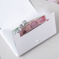 Korea Daiso Daigou Small Folder 13 Interlayer Sorting Passbook Currency Receipt 사