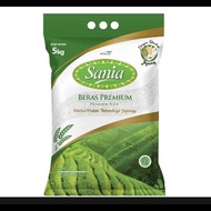 BERAS SANIA kemasan 5 kg merk terjamin laris putih panel