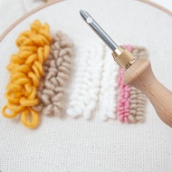 [2 Set] 5 Piece Punch Needle Needlework Supplies Punch Needle Set 2.5/3.5/5mm Needle Punch Kit Adjus