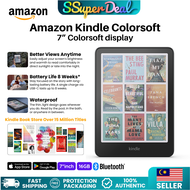 Amazon Kindle Colorsoft (2025) 16GB 7" Color Display Unlimited eBooks Package Waterproof Battery Lif
