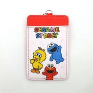 Sesame Street Elmo Cookie Monster Big Bird Ezlink Card Holder with Keyring