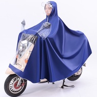 🔥品质精选🔥□ AZ E BIKE Rain Coat Motorcycle Big Size Baju Hujan Motor Waterproof Plastik Saiz雨衣女電動車雨披電瓶車雙