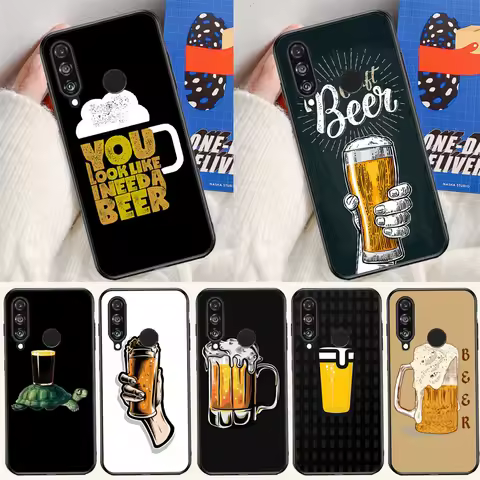 Beer Cup For Huawei P30 P20 P40 Lite P60 Pro Nova 5T 12s 12i 11i Y90 Y70 Y60 Y61 Y91 Y72 9 10 SE Cas