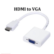 HDMI to VGA conversion cable supports Full HD 1080P resolution