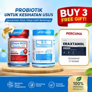 【BUY 3 FREE GET GIFT】Life Space Probiotic Broad Spectrum Probiotic and Shape B420 plus - 60/50Capsul