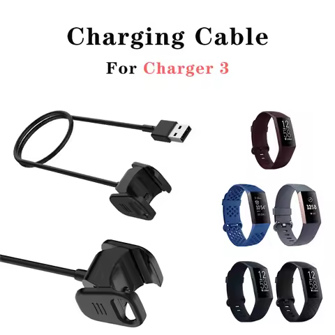 Charger for Fitbit Charge 4 Smart Watch Replacemnet Charging Cable 3.3ft