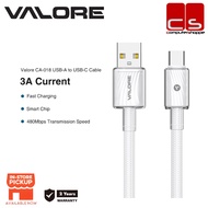 VALORE CA-018 USB-A to USB-C Cable (1M) | Qualcomm QC3.0 Quick Charge | Fast Charging & 480Mbps Data