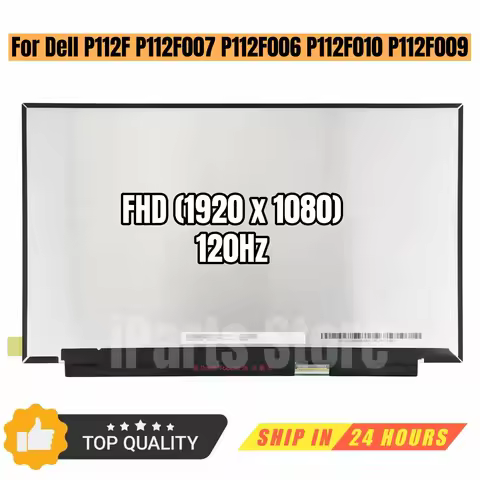 iParts Replacement Display for Dell P112F P112F007 P112F006 P112F010 P112F009 0D2W2X 0G8WWP 08FNMF 1