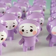 日本Nakoko 紫色小孩 紫の子 公仔 設計師玩具 軟膠