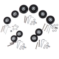 2 wheels NEW Luggage wheels OD 40-54mm Luggage Suitcase Replacement Wheels Repair Kit Axles Deluxe