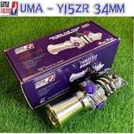 UMA RACING TB THROTTLE BODY Y15ZR 34MM TB INTAKE 100% ORIGINAL UMA RACING Y15 ZR NLK PERFORMANCE SWR