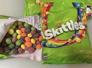 酸粉彩虹糖 大包裝sour surs skittles 兒時回憶
