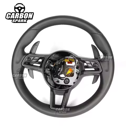 Personalized leather steering wheel for 911 996 958 718 968 GT3 RS 991 992 911.2 997 987 918 955 957