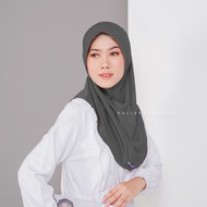 Hijab Bergo Sport Sporty Jersey Wanita Kerudung Olahraga Jersey Instan Volly Badminton Basket Futsal