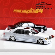 FineWorks64 FW 1: 64 Mercedes-Benz w140 Lexus ls400 North Exhibition Dual Car Alloy Car Model