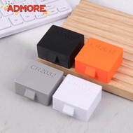 ADMORE Coin Cell Battery Storage , 10/20/30 Hole Plastic CR2032 Battery Box, Portable Small Battery 