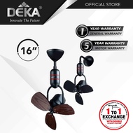 Deka 16” MS16-DC BLW 3 Blades 7 Speed DC Motor with Remote Control Ceiling Fan