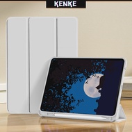 KENKE Ốp ipad TPU mềm silicon Có khe cắm bút chì cho ipad 2024 air 6 13 inch pro 13 air 11 thế hệ th